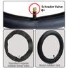 2 Pack 18 x 1.75/1.95/2.125 Bike Inner Tube with Bike Tube Repair Tool Kits, 3 Tire Levers, 6 Self-Adhesive Round Patches, 1 Metal Rasp, Replacement Schrader Valve Bike Bicycle Inner Tubes view 3