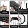 2 Pack 18 x 1.75/1.95/2.125 Bike Inner Tube with Bike Tube Repair Tool Kits, 3 Tire Levers, 6 Self-Adhesive Round Patches, 1 Metal Rasp, Replacement Schrader Valve Bike Bicycle Inner Tubes view 4