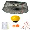 KUFA Sports Tower Style Prawn Trap with 400' Rope, Yellow Float, Vented Bait Jar & Harness Combo (CT77+PAM305+HA2) view 1