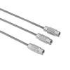Cable Key Chain Cable Loop Rings Wire Key Rope Wire Keychains Luggage Tag Flashlight view 1