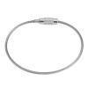 Cable Key Chain Cable Loop Rings Wire Key Rope Wire Keychains Luggage Tag Flashlight view 3