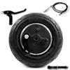 8 Inch Wheel With Drum Brake 8" Pneumatic Wheel With Expansion Brake Scooter Brake Aluminium Wheel 200x50 Wheel Brake (wheel 180 lever axle) view 1