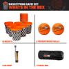 BasketPong Giant Yard Pong and Basketball Game with 12 Buckets, 2 Balls, Carrying Bag, and Air Pump  Outdoor Game for Lawn, Backyard, Beach, and Parties view 2