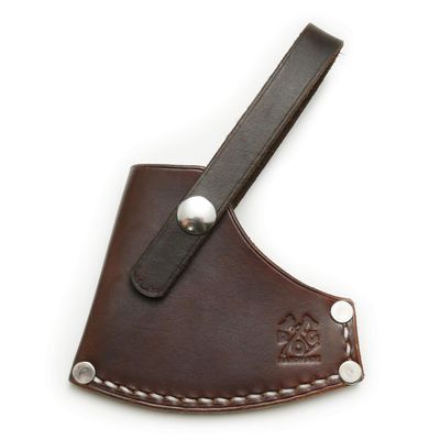 Review Outdoor Gear Axe Sheath/Mask/Cover for The Hults Bruk Kisa Medium Sized Felling Axe (Brown, Version1)