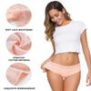 AYMEFF Cotton Underwear for Women Lace Bikini Panties Soft Stretch Hipster Breathable Briefs 5-Pack(6002S,Dark3) view 3