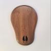 Taxidermists Woodshop Black Walnut Deer Track Skull Mount Wall Art view 2