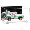 Better Display Cases Acrylic Versatile Display Case - Large Rectangle Box with Mirror Case, Clear Base and White Risers 15.25" x 12" x 9" (A082, V13) view 1