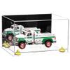 Better Display Cases Acrylic Versatile Display Case - Large Rectangle Box with Mirror Case, Clear Base and Yellow Risers 15.25" x 12" x 9" (A082, V13) view 1