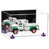 Better Display Cases Acrylic Versatile Display Case - Large Rectangle Box with Mirror Case, Clear Base and Purple Risers 15.25" x 12" x 9" (A082, V13) view 1