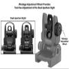 NineFit Basics UTG-ACCU-SYNC Bundle with Spring-Loaded Flip-up Front and Rear Sight Set,Black,MNT-757 MNT-957 view 3