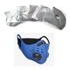 NineFit Basics iFightCV Neoprene Sport Mask with Dual Air Valves, Earloops and Replaceable Filter (Blue + 5 TN95 Filters) view 1