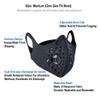 Generic iFightCV Neoprene Sport Mask with Dual Air Valves, Earloops, Replaceable Filter (Black/Gray) view 2