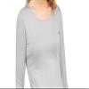 32 Degrees Heat Womens Scoop Neck Warm T-Shirt Heather Sleet S view 2