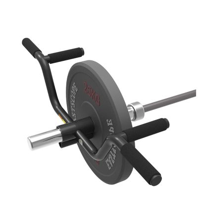 CKIDS T-Bar Row Handle Landmine Attachment for Barbell, Wide Grip V Shape Landmine Exercise Equipment Bar, Absorbent Foam Grip and Seamless Welding, Fits 1 and 2 Inches Olympic Bars