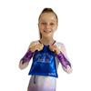LIL'FOX 8"x10" Drawstring Gymnastics SMALL GRIP BAG 26x20cm | Lightweight Bag for Personal Equipment | Shiny Foil Rhinestones view 2