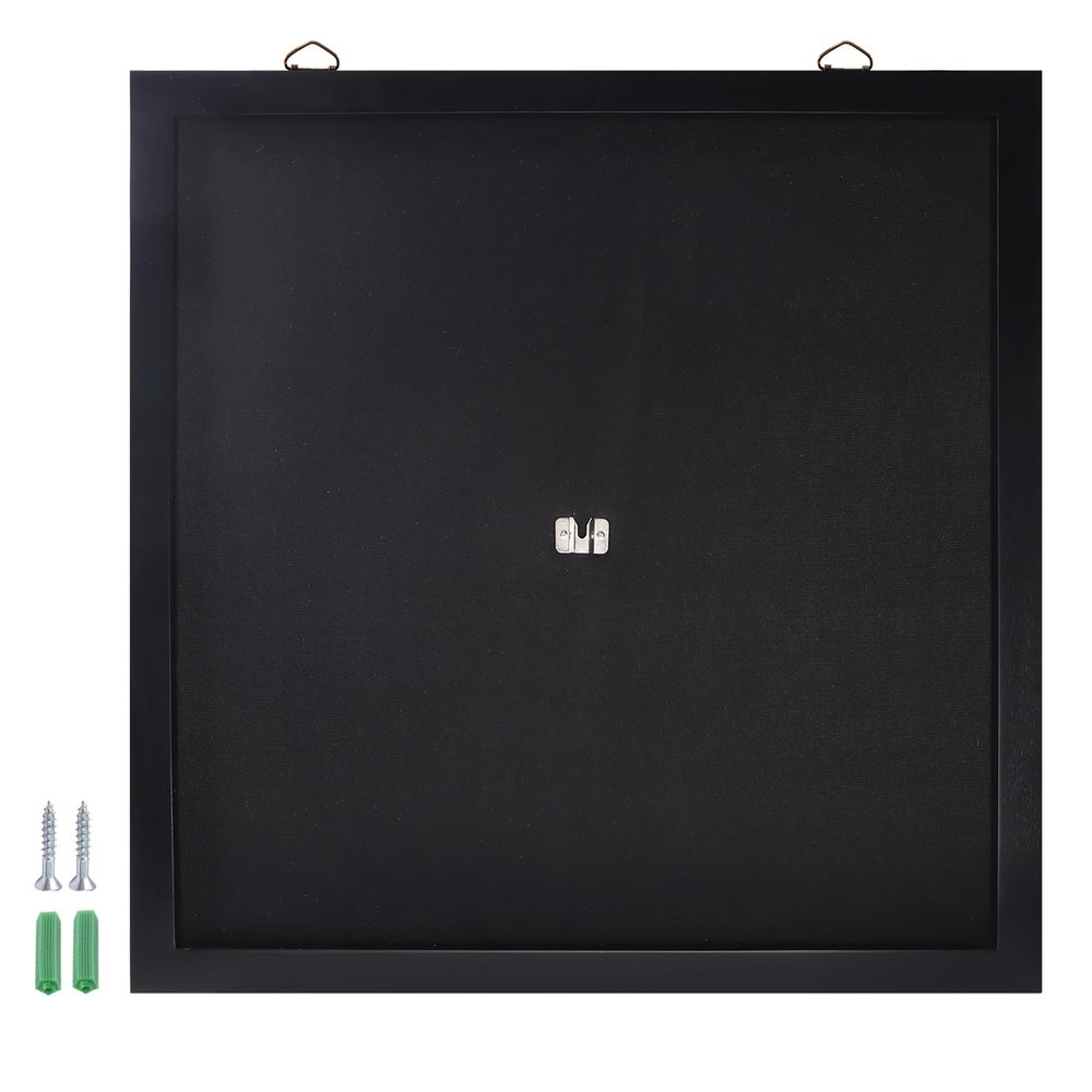 GSE Games & Sports Expert Black Dart Backboard with Wood Frame and Felt. Wall Protector for Dart Board Surround