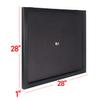 GSE Games & Sports Expert Black Dart Backboard with Wood Frame and Felt. Wall Protector for Dart Board Surround view 2