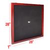 GSE Games & Sports Expert Mahogany Dart Backboard with Wood Frame and Felt. Wall Protector for Dart Board Surround view 2