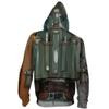 CHLOBLOM Hot TV Series Hoodie Cosplay Costume Pullover Sweatshirt Zip Jacket (M, Zipper Green) view 2