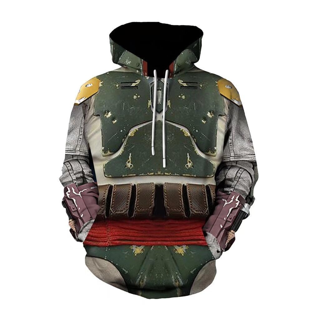 CHLOBLOM Hot TV Series Hoodie Cosplay Costume Pullover Sweatshirt Zip Jacket (M, Green)