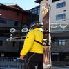 Mountain Goat Ski Tote Ski Carrier Backpack Sling for Hands Free Ski Hiking Backcountry Lightweight Ski Backpack Compact Shoulder Strap for Carrying Skis and Poles Easily Transport Gear Adjustable view 1