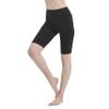 Mid Rise Cotton Spandex Biker Shorts for Women  Knee-Length, Breathable Workout & Yoga Shorts, Made in USA, Sizes S5XL Charcoal view 1
