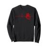 Cardiologist Heartbeat EKG ECG Cardiac Cardiology Nurse Gift Sweatshirt view 1