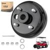 10L0L Golf Cart Brake Drum Hub Assembly for EZGO TXT 1991-Up Gas & Electric Models, Replacement for OEM 21807-G1 21807G1 41843-G1, Durable Rear Wheel Brake Hub Drum, EZGO Golf Cart Parts Replacement view 1
