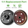 10L0L Golf Cart Brake Drum Hub Assembly for EZGO TXT 1991-Up Gas & Electric Models, Replacement for OEM 21807-G1 21807G1 41843-G1, Durable Rear Wheel Brake Hub Drum, EZGO Golf Cart Parts Replacement view 4