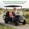10L0L Universal Seat Belts Kit for Yamaha EZGO Club Car Golf Cart, 42 Inch Retractable Street Legal Seat Belts, Set of 2 view 3