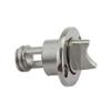 1PC Stainless Steel 316 Marine Grade Boat FIT 1in (25.4mm) Hole Garboard Drain Plug 3/4IN(18.8MM) O.D.Thread W/Screws&O Ring view 3