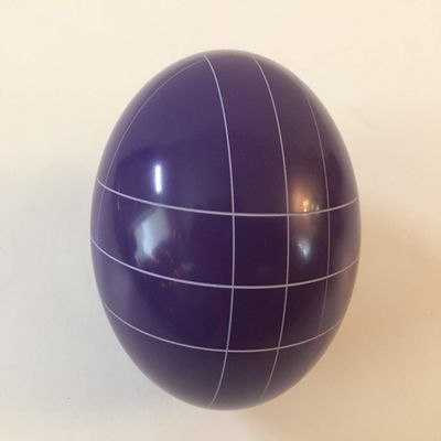 BuyBocceBalls Listing - Replacement Bocce Ball - 107mm - Purple with Straight line Pattern