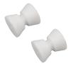 Thorn Acetal Anchor Roller Replacement White Wheels (2.36" Diameter, 2.82" Width) view 1