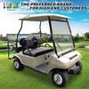 10L0L Golf Cart Front Rear Seat Cover Set for EZGO TXT RXV & Club Car DS 2000-up(Flat Backrest), Made of 3D Air Mesh Polyester Fabric Breathable Washable, Grey view 2