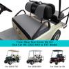 10L0L Golf Cart Front Rear Seat Cover Set for EZGO TXT RXV & Club Car DS 2000-up(Flat Backrest), Made of 3D Air Mesh Polyester Fabric Breathable Washable, Grey view 4
