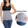 Rheane Belly Band Pregnancy Support Band Plus Size Belly Band For Pregnancy (Black+White+Grey 3) view 3