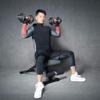 Benches Dumbbell Bench foldable Fitness Chair multifunctional Adjustable Sit-up Abdominal Muscle Fitness Equipment Bench Press Adjustable Benches (Color : Black, Size : 138 * 37 * 42.5cm) view 2