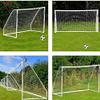 Soccer Net, Full Size Replacement Goal Net 12x6ft Red for Sports Match Training, Backyard, School, Club view 4