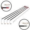 12PCS Archery Hunting 30" Carbon Arrow 400 Spine with 2.5 Vanes Removable Field Tips for Compound Bow & Recurve Bow view 3