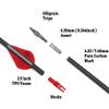 12PCS Archery Hunting 31" Carbon Arrow 400 Spine with 2.5 Vanes Removable Field Tips for Compound Bow & Recurve Bow view 2