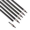 12PCS Archery Hunting 31" Carbon Arrow 400 Spine with 2.5 Vanes Removable Field Tips for Compound Bow & Recurve Bow view 4