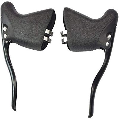 UPANBIKE Drop Handlebar Brake Levers Set Bike Brake Levers for Road Bicycle Fixie Bike(Black)