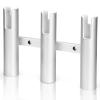 3 Tube Aluminium Fishing Rod Holders, 3 Link Wall-Mounted Pod Rack, Be Suitable for Marine Boat Yacht Camper RV view 1