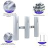 3 Tube Aluminium Fishing Rod Holders, 3 Link Wall-Mounted Pod Rack, Be Suitable for Marine Boat Yacht Camper RV view 3