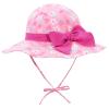 Baby Sun Hat Wide Brim Bucket Hat Baby Girl Sunhat UPF 50+ Summer Beach Hat Infant Sun Hat Strawberry Flowers 6-12 Months view 2