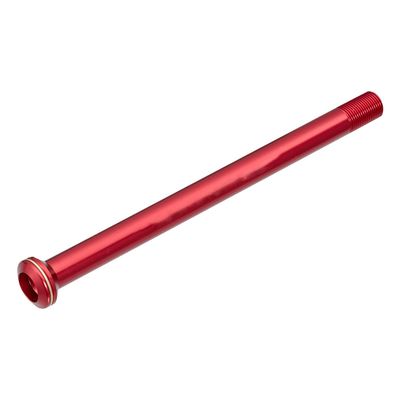 KCNC KQR09 7075AL Through Axle, Red, 0.5 x 3.9 inches (12 x 100 mm), 1.5 Pitch/Shaft Length 4.8 inches (123 mm), Hex Type Through Axle, for Front