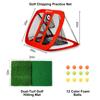 RELILAC Pop-Up Golf Chipping Net Set - Indoor/Outdoor Golfing Target Accessories Kit for Backyard Accuracy and Swing Practice - Gifts for Men, Dad, Husband, Women, Kid, Golfers view 3