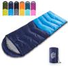 Flantree Sleeping Bag 4 Seasons Adults & Kids for Camping Hiking Trips Warm Cool Weather,Lightweight and Waterproof with Compression Bag,Indoors Outdoors Activities view 1