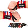 Rip Toned Wrist Wraps for Weightlifting  USPA & USAPL Approved 18" Wrist Straps for Powerlifting  Adjustable, Durable Gym Wraps with Thumb Loop  Quality Support for Men & Women  USA Flag Flex view 1