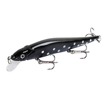 HZLXF1 1pcs Fishing Lure 115mm/14g Minnow Crankbait Wobblers 3D Eyes Perch Artificial Bait Carp Bait Swim Bait Fishing Tools (Color : 10)